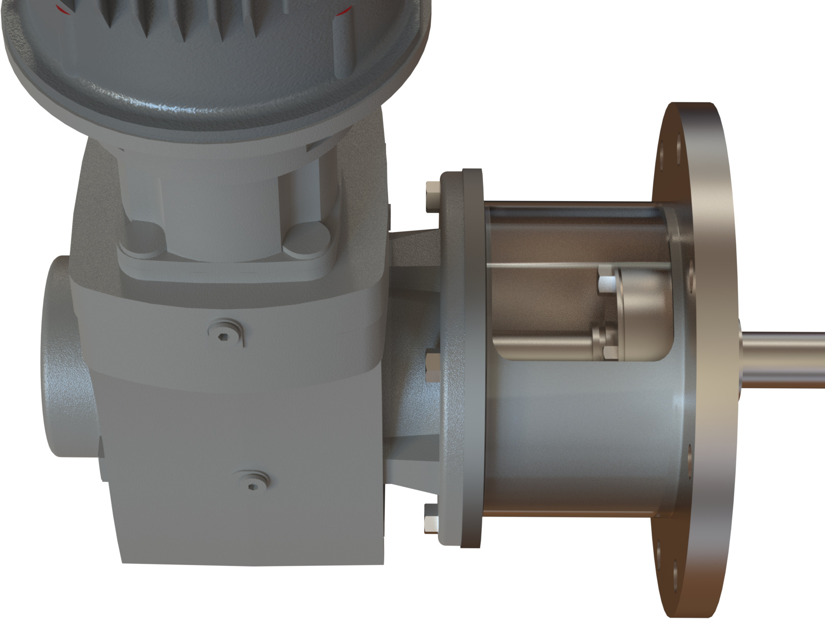 Large Helical Bevel Side Entry Tank Mixers